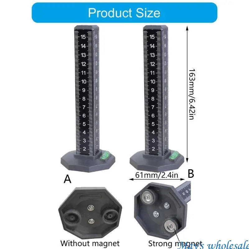 عصا التدرج عالية الدقة لمحاذاة بلاط الأرضية مقاومة سهلة الحمل 448A #6