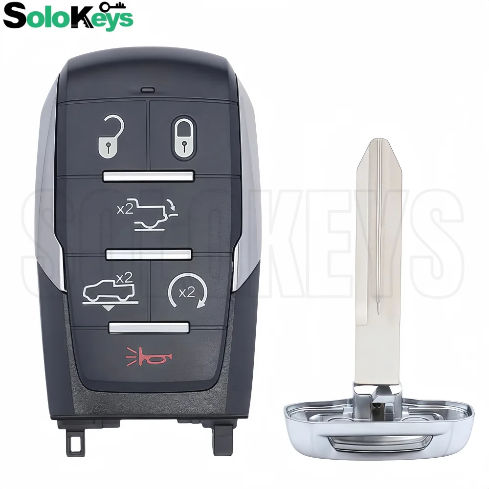 ソロキー FCC ID:OHT- 4882056   ダッジ RAM 1500 限定ロングホーントラック 2019 2020 2021 スマートリモコンキーシェル