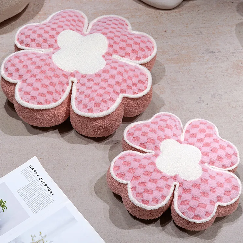 40/60 سنتيمتر أربع أوراق البرسيم وسائد فخمة محشوة لينة النبات زهرة وسادة مقعد ديكور ملون بلوشي أريكة كرسي الطابق الدعامة هدية #6