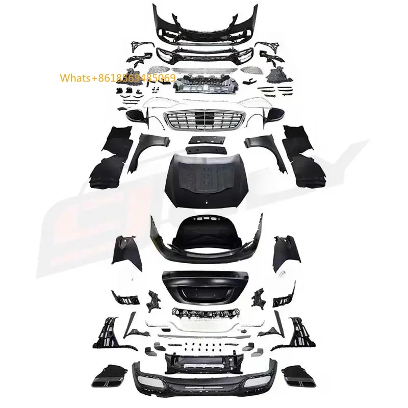 S-Class W221 to W222 Body Kit - S65  Bumper, Hood, Lights & - Limited Deal!