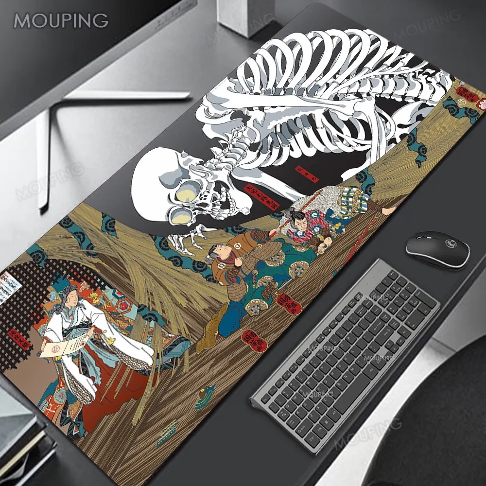 Skull Mouse Pad Gamer Kawaii Mousepad Anime Office Carpet Deskmat Gaming Computer Desk Accessories Cute Mouse Mat Keyboards Mat