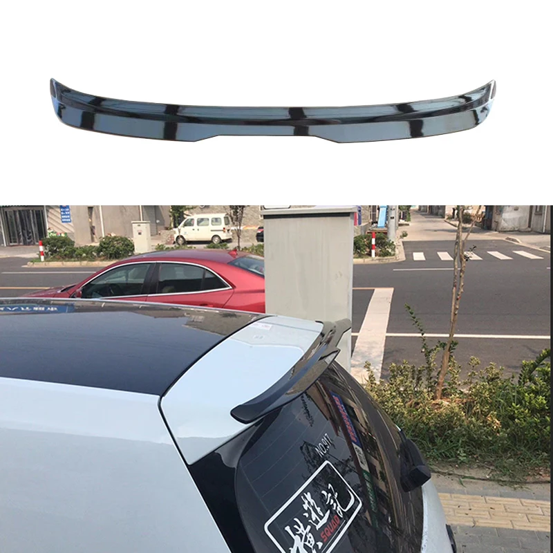 Car Styling ABS Piano Black Rear Trunk Roof Spoiler Fit for Volkswagen VW GOLF MK7 MK7.5 Rline GTI 2014 - 2020 Free Delivery