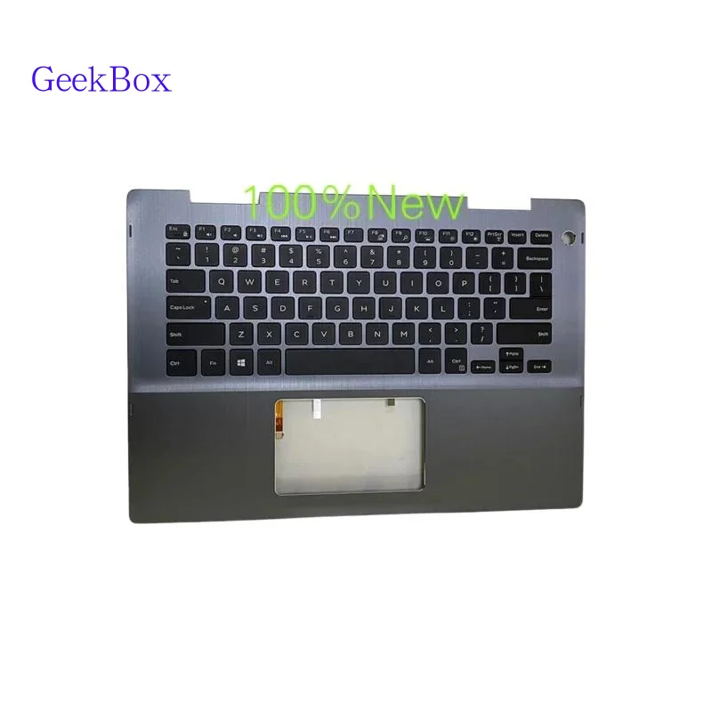 GK New 09VMHF 9VMHF For Dell Inspiron 5482 5485 5491 Palmrest Backlit Keyboard