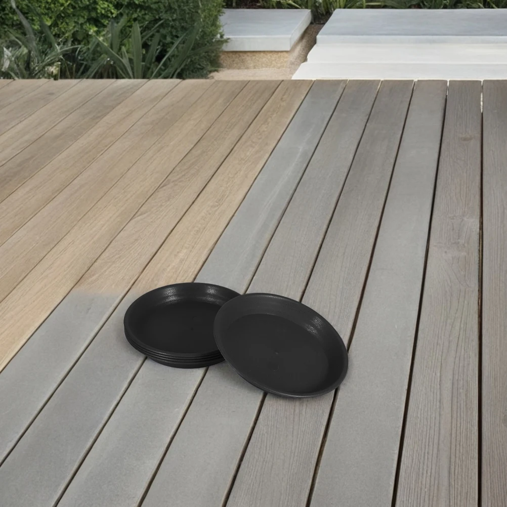 

5 pcs Thickened Water Tray for Flower Pots Saucers Indoor Plant Bottom PP Resin Catcher Drip Trays Planter Dishes Stable Balcony