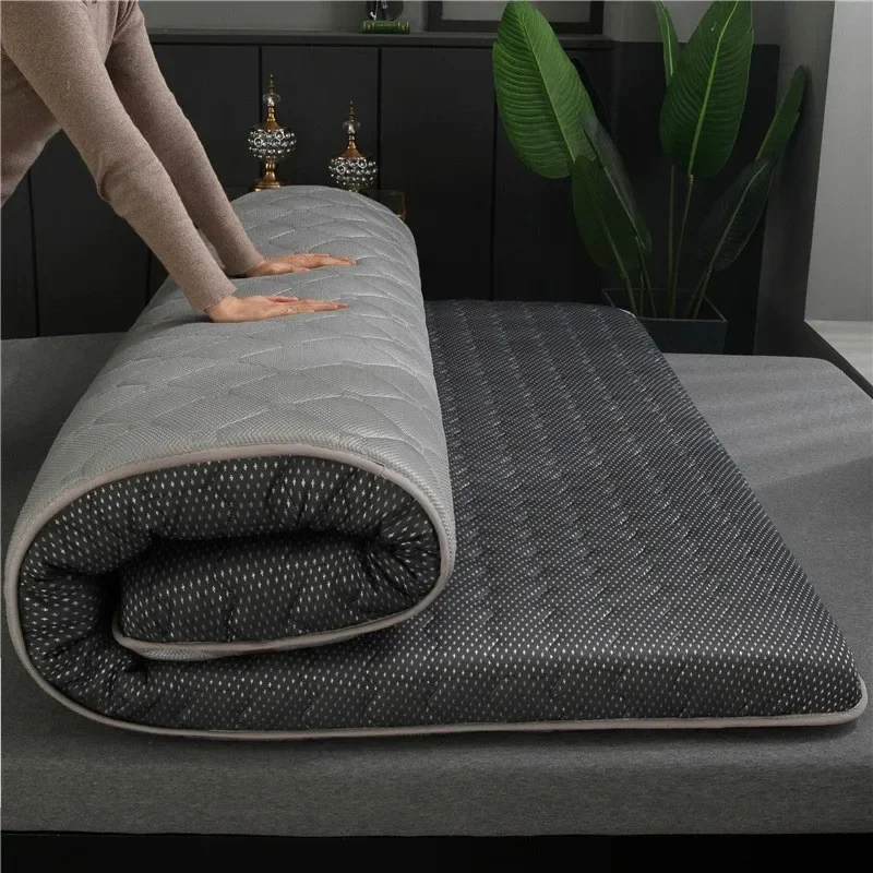 Hot sale roll up cheap price single size 5 cm height rebound sleep Memory Foam Mattress pad