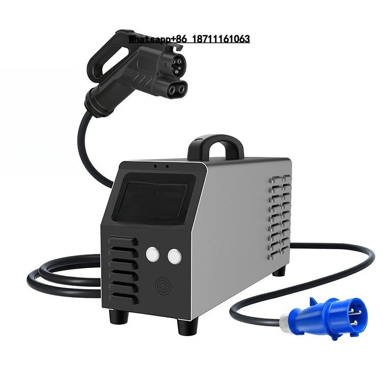 DC Portable EV Charger 7KW Home Use Moveable With CEE Plug 20A CCS1 CCS2 GBT Fast EV Charging Station