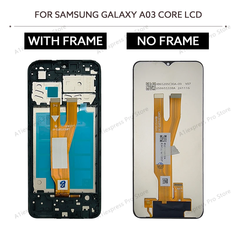 6,5" PLS LCD do Samsung Galaxy A03 Core A032 Wyświetlacz LCD Ekran dotykowy Digitizer Zespół A032F A032M Części do naprawy ekranu LCD — zdjęcie produktu 5