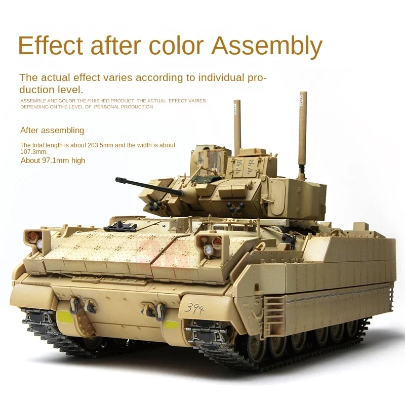 Meng 1/35 tank model assembly kit SS-004 Bradley M2A3 infantry tank full Internal structure