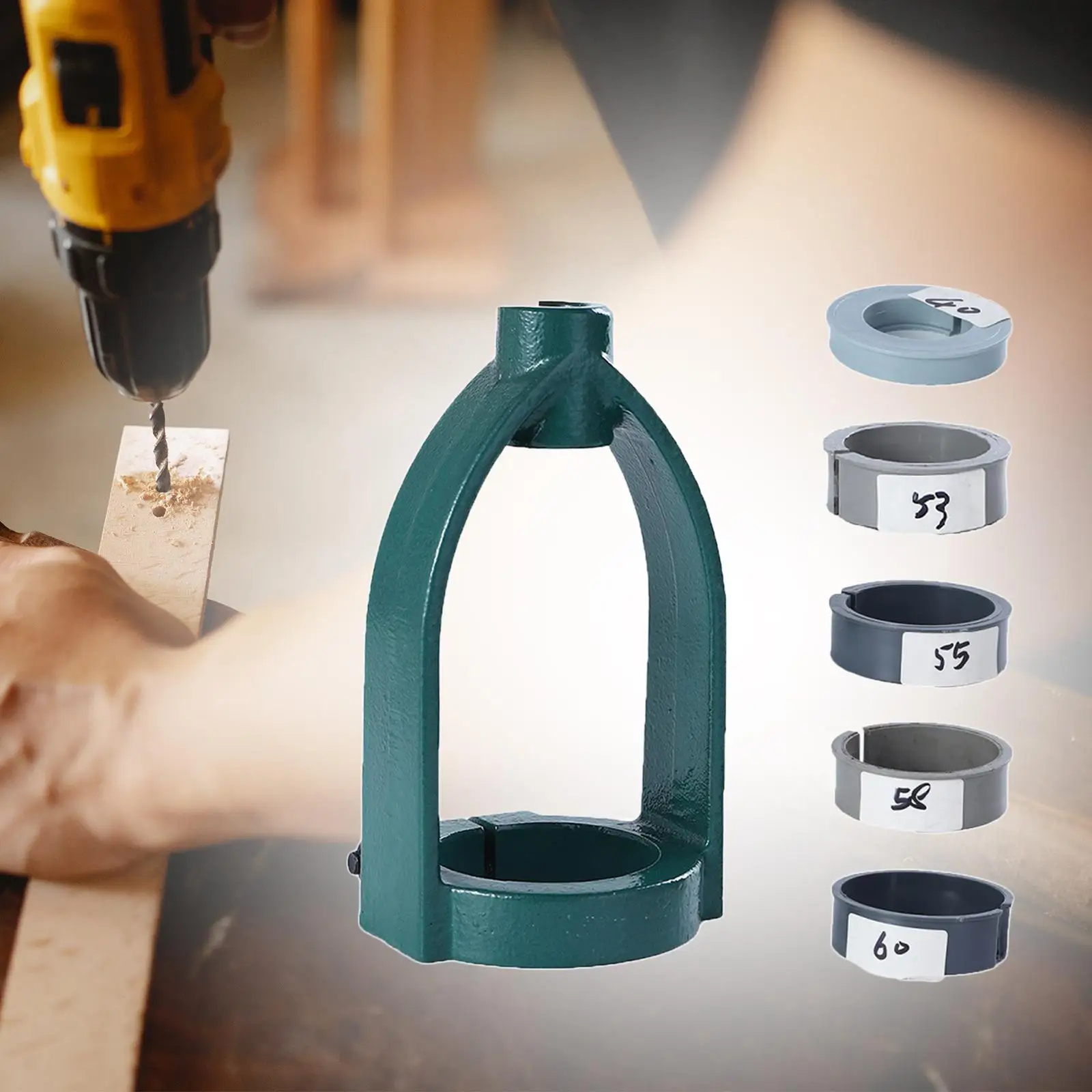 Square Tenon Converter for Drill Machine Accessory Woodworking Square Hole