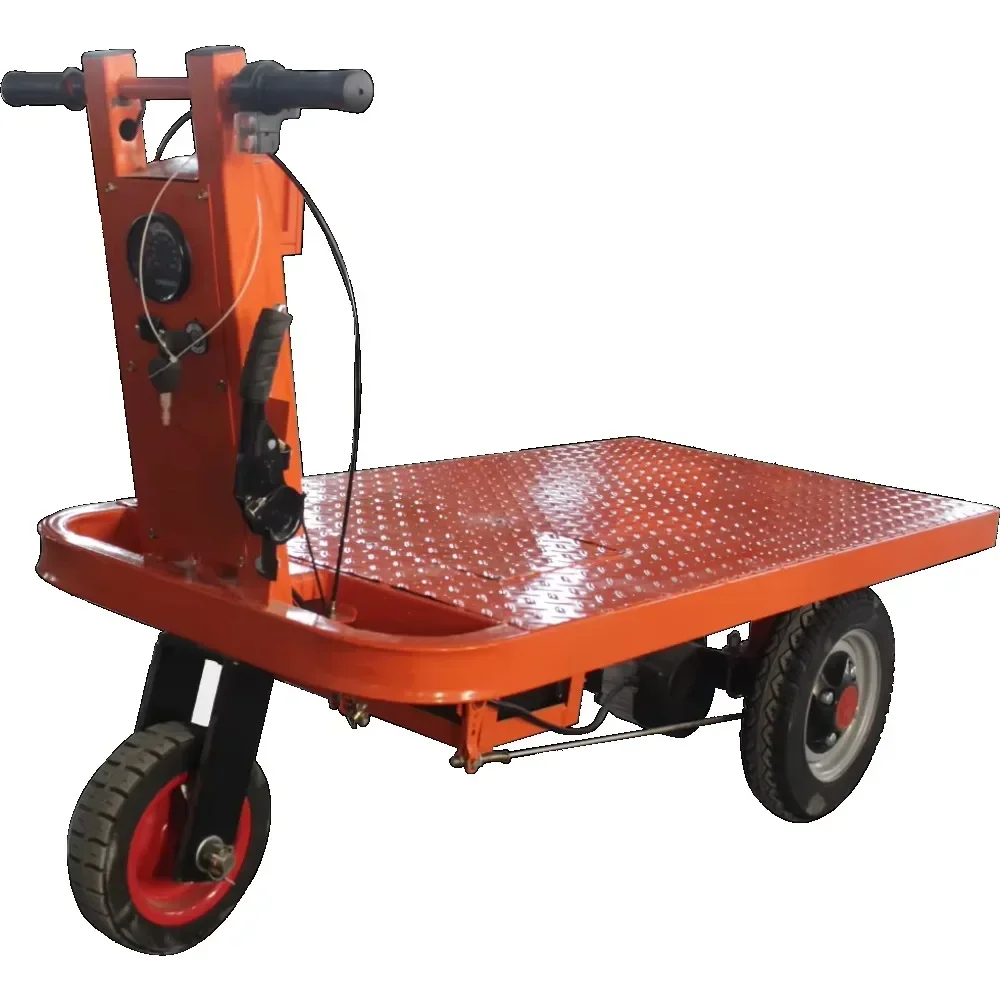 

Construction site concrete material trolley three-wheeled trolley electric motor power