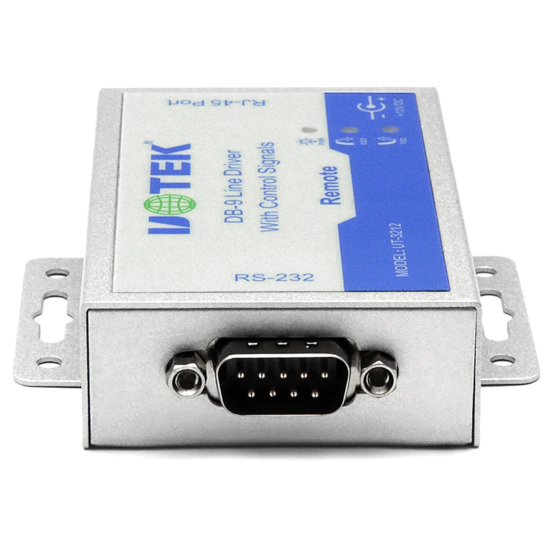 UOTEK 5 Ports RS232 Extender Converter Adapter Full or Half Duplex with 9-24VDC Power Supply UT-3212