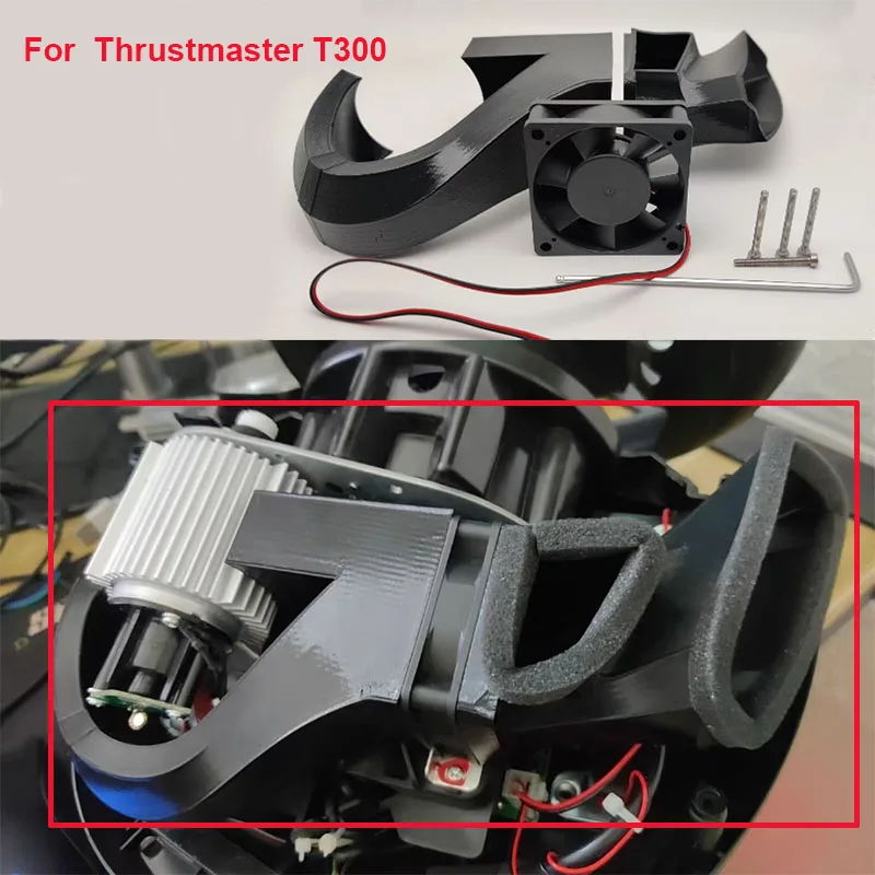 Simulated Racing Game Heat Dissipation Duct Modification For Thrustmast T300 Compatible T300TS/GT Steering Wheel