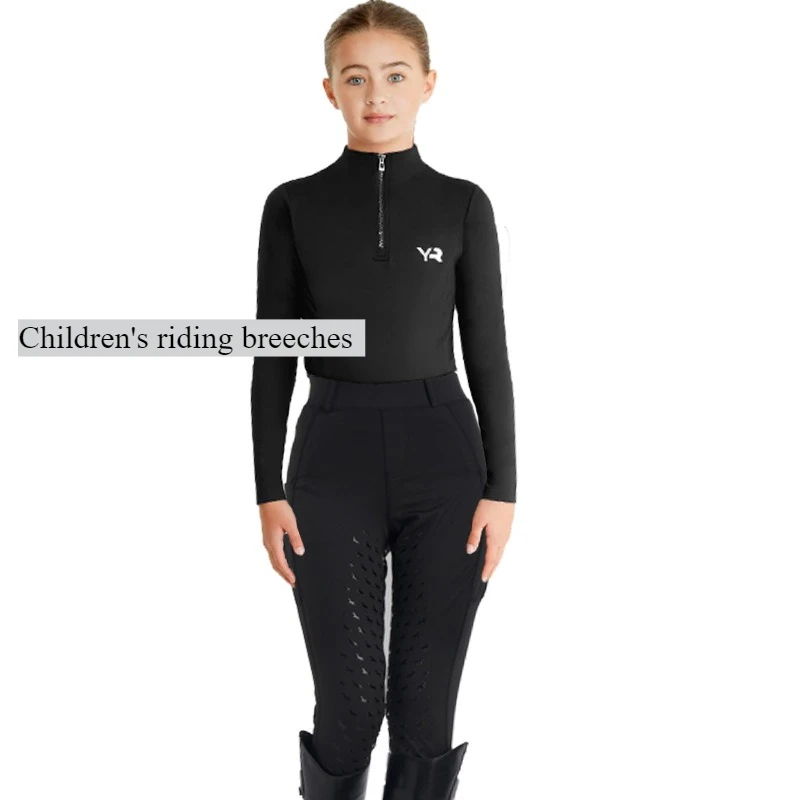 

Outdoor equestrian breeches unisex riding breeches riding kids long pants