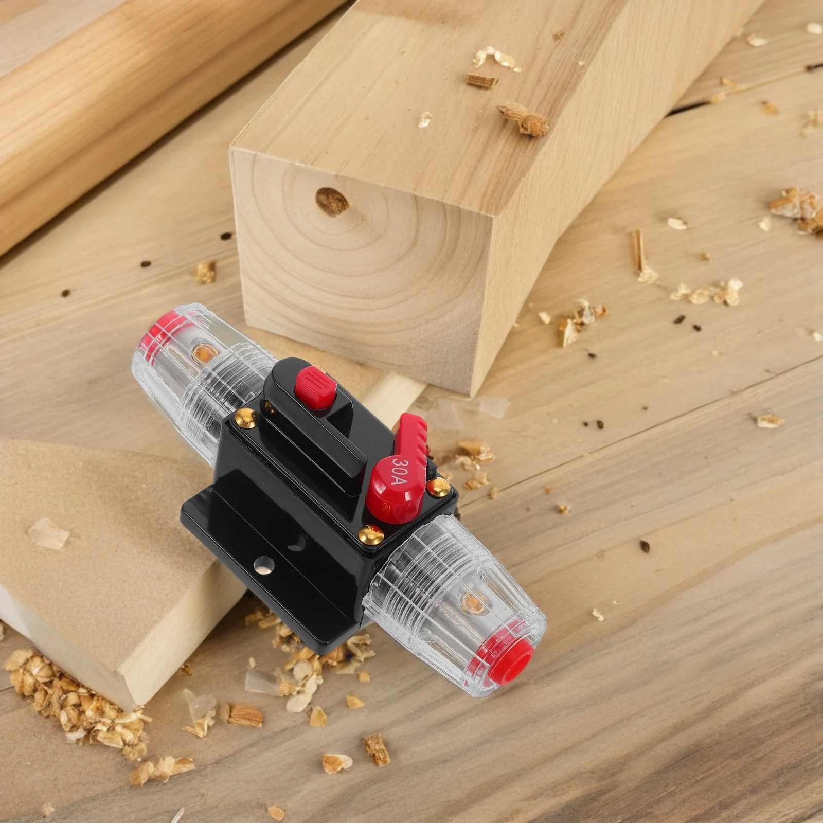

1 set 30A Fuse Breaker Manual Resettable Inline Reset Fuse Holder Holder for Car Marine RV Trailer Electrical Protector