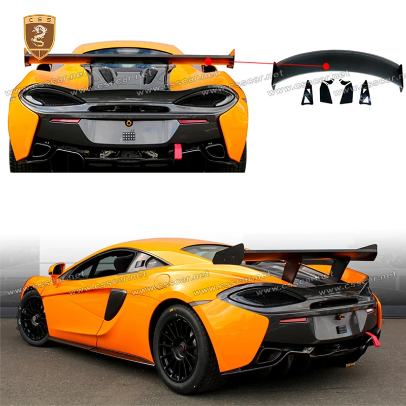 

Car Rear Trunk Spoiler Wings For Mclaren 540C/570S Upgrade GT4 Style Rear Trunk Carbon Fiber Wing Tail Spoiler Splitter Diffuser