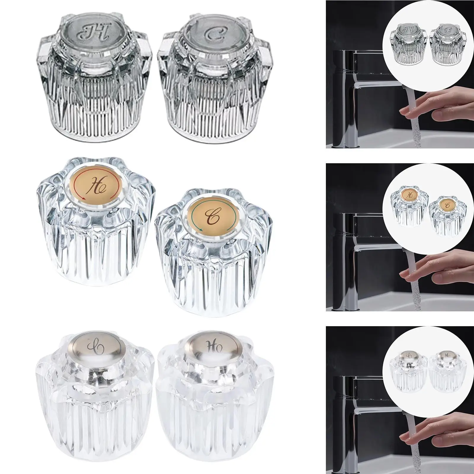 Duschknopf Ersatz Badewanne Wasserhahn Griff Duschgriff Multifunktions Badezimmer Zubehör für Wohnheim Haushalt Hotel Armaturen