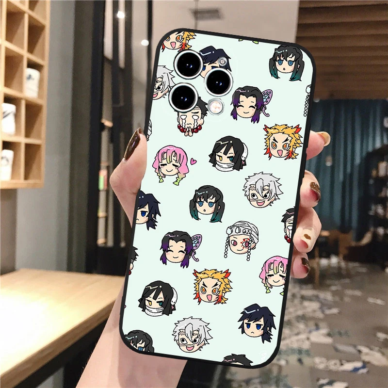 

Phone Case Carcasa Funda For iPhone 17 Pro Max 17 Air 16 15 14 13 Pro Max 15 16 Pro 15Plus Demon Slayer Anime