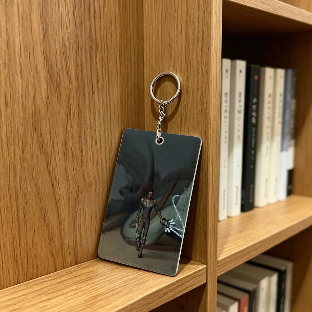Hot Game S-Subnautica 2 Badge Holder Keychain For Bank Business Work Card Holder Student Card Protective Case Bus Card view 4