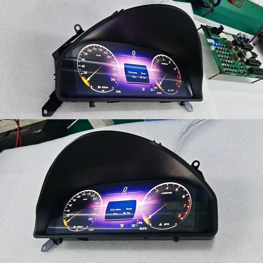 LCD Car Digital Cluster Instrument CockPit For Mercedes Benz C-Class W204 2008-2014  Speedmeter Dashboard Odometer Gauge Dash Pa