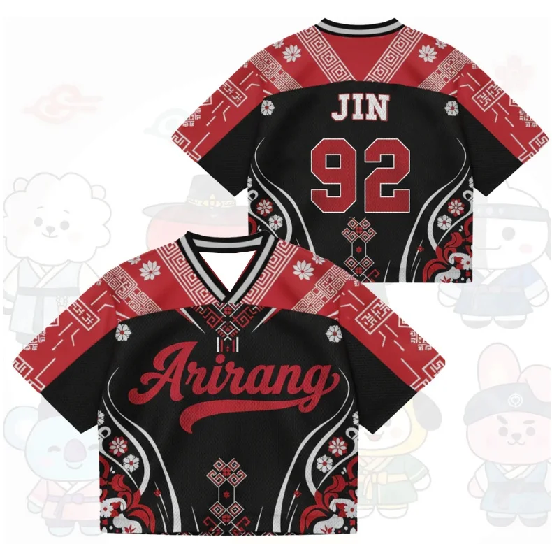 Koreanisches Idol-Boyband-Fan-Support-T-Shirt, Modisch, Bequem, Schnell Trocknend, Schweißabsorbierend, 2026 Y2k, Familien-Partnerlook, Locker geschnitten – Detail 4