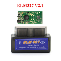 Apple Android Dual System Bluetooth Car Diagnostic Instrument V2.1/v1.5 ELM327 OBD2 Car Fault Detector Black/White