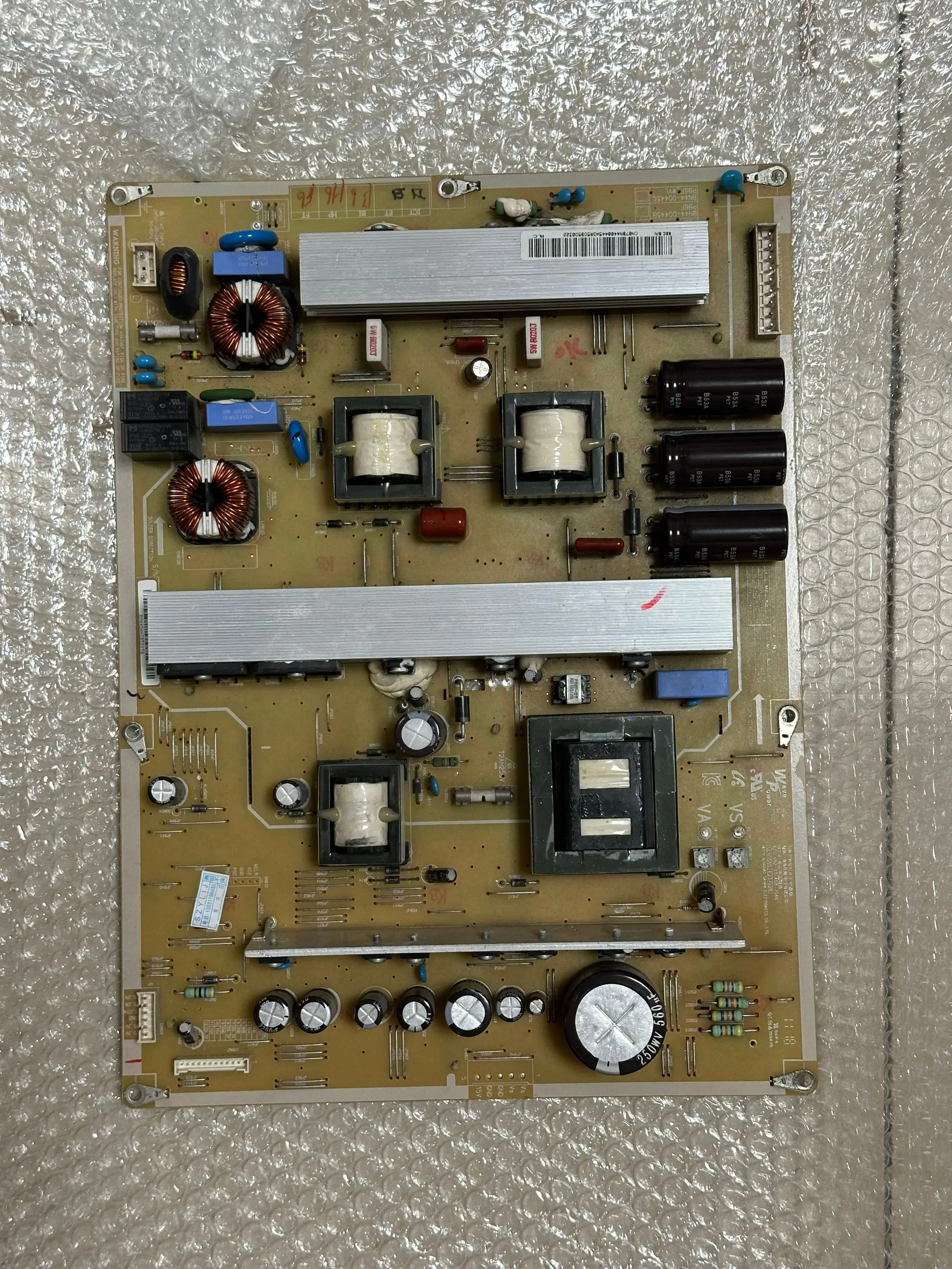 기존 63인치 플라즈마 전원 보드 BN44-00445A UL60065E237028