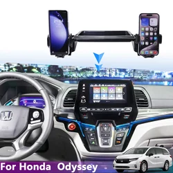For Honda Odyssey RL6 2018-2022 2023 2024 Double Phone Holders Base Multifunctional Storage Box Car Screen Fixed Car Accessories