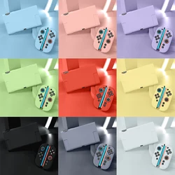 Funda de TPU suave para interruptor OLED, carcasa transparente, negra, blanca, verde, azul, amarillo, rosa, púrpura