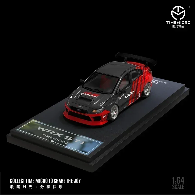 TimeMicro 1:64 WRX STI Advan Diecast Model Car