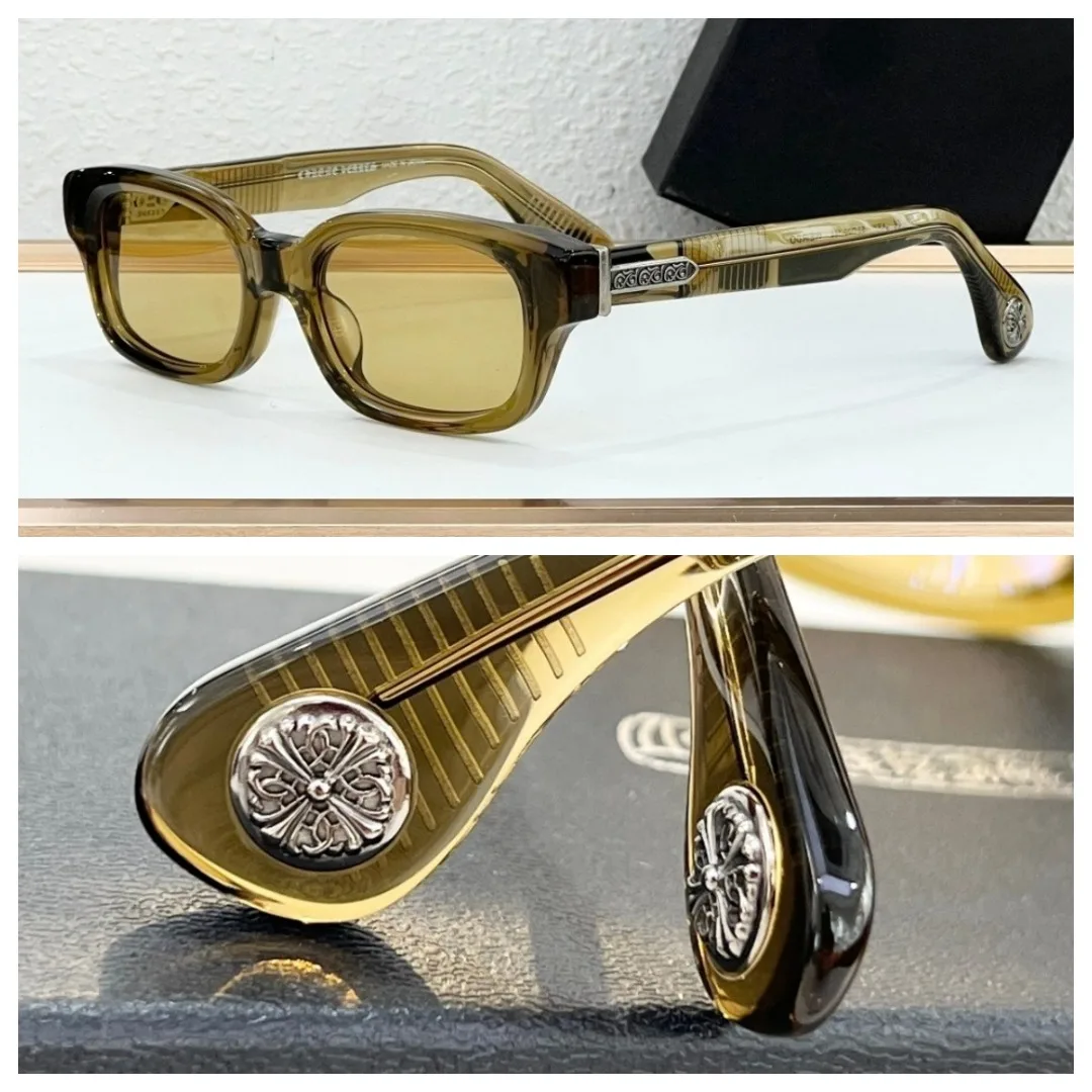 WEIRDO Square Sunglasses Acetate Metal Frame UV400 Handcrafted Vintage Classic Eyewear Unisex with Case