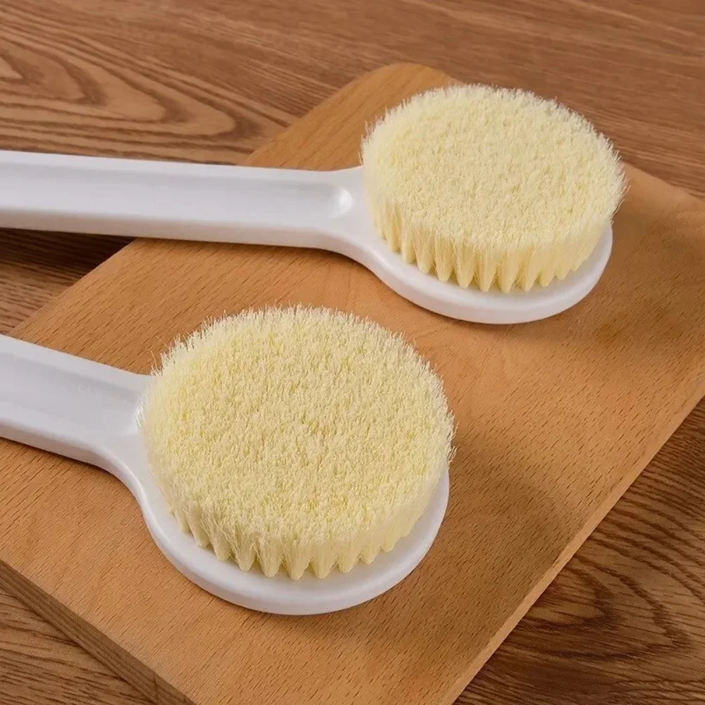 Long Handle Bath Brush Body Exfoliating Scrubber Body Back Massage Shower Brush SPA Foam Bath Accessories Body Cleansing Brush