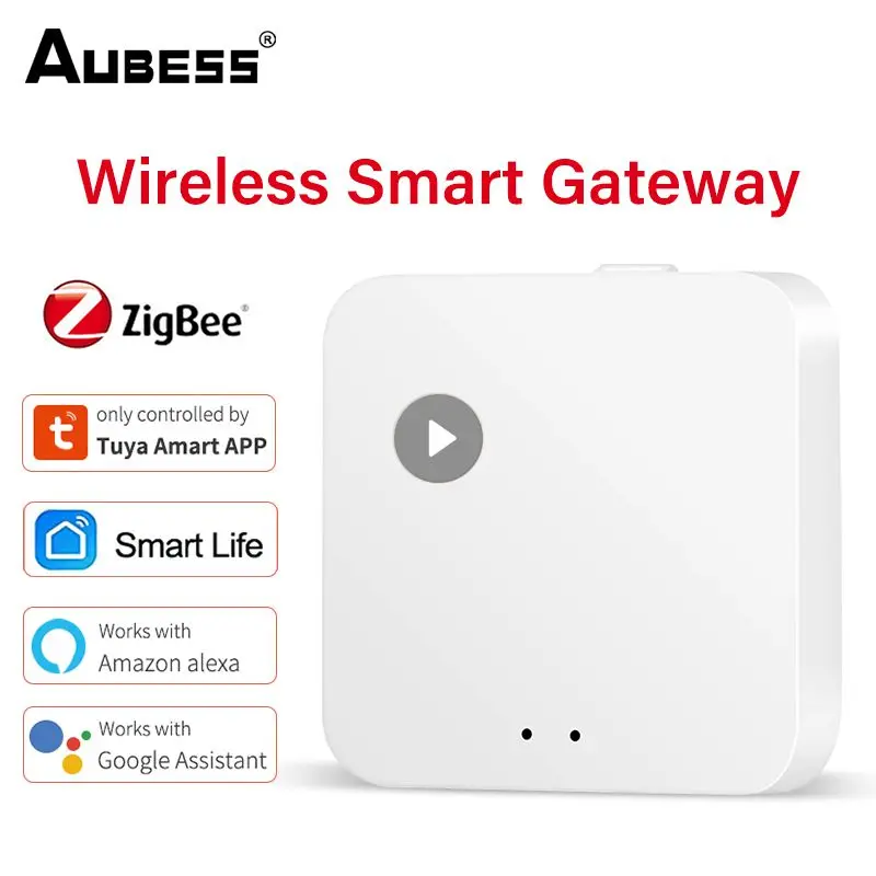 Tuya Zigbee 3.0 Gateway HUB Wireless Smart Home Bridge Smart Life Remote Control Zigbee Protocol Works With Alexa Google Home