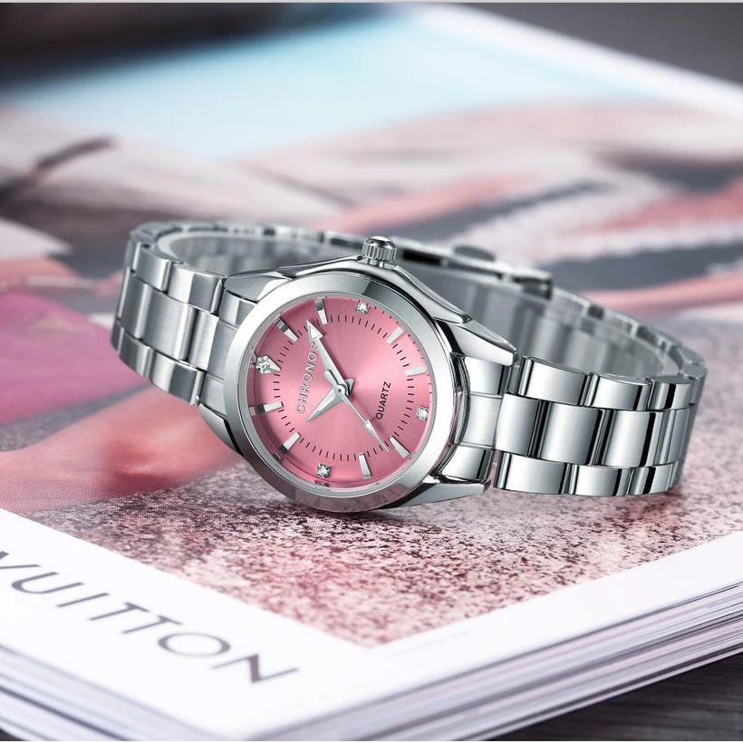 Orologio LONGBO 83439 impermeabile calendario al quarzo 3ATM uomini e donne copp