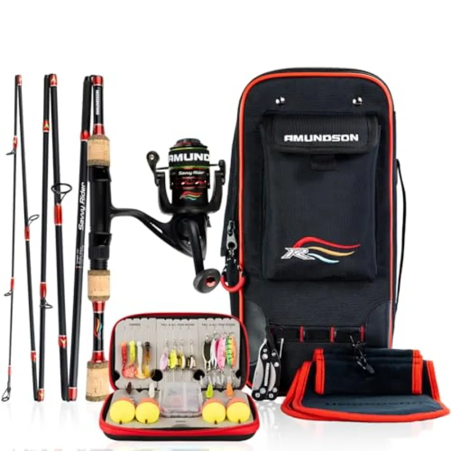 

All-in-One Fishing Combo Backpacker for Outdoor Adventures with Durable Polyester Material in Navy Blue Features Waterproof Des