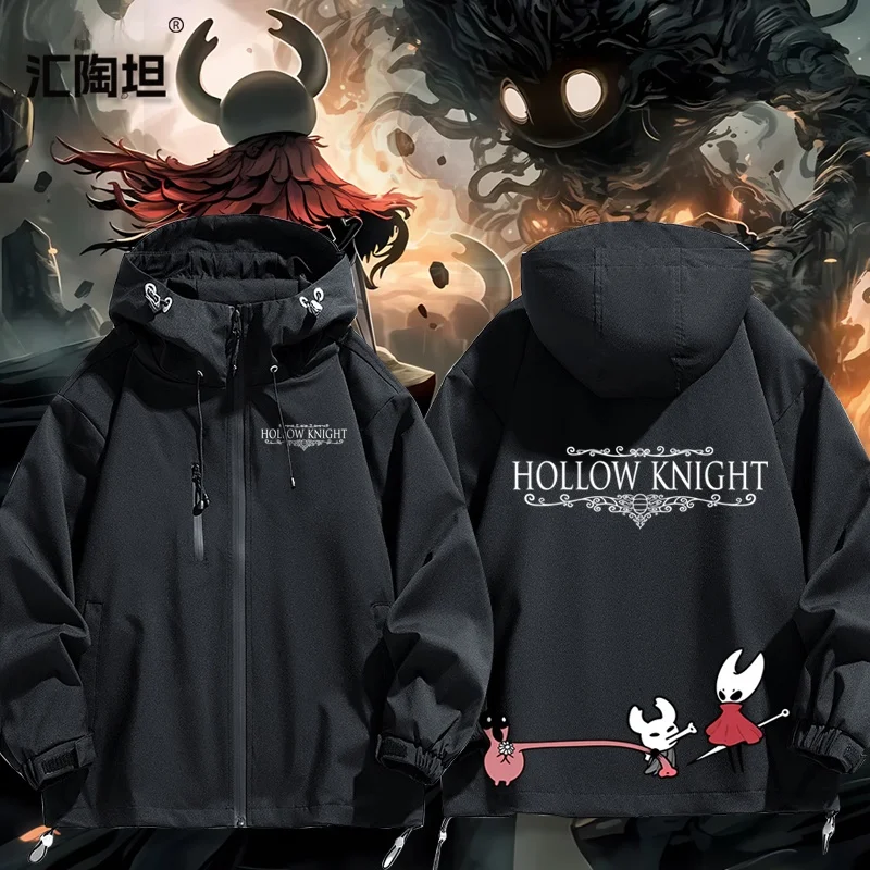 

Hollow Knight Silk Song Snout Monster ex Jaet Autumn Winter Clothes Men's Women's Windproof Polyester Nylon Cosite F...