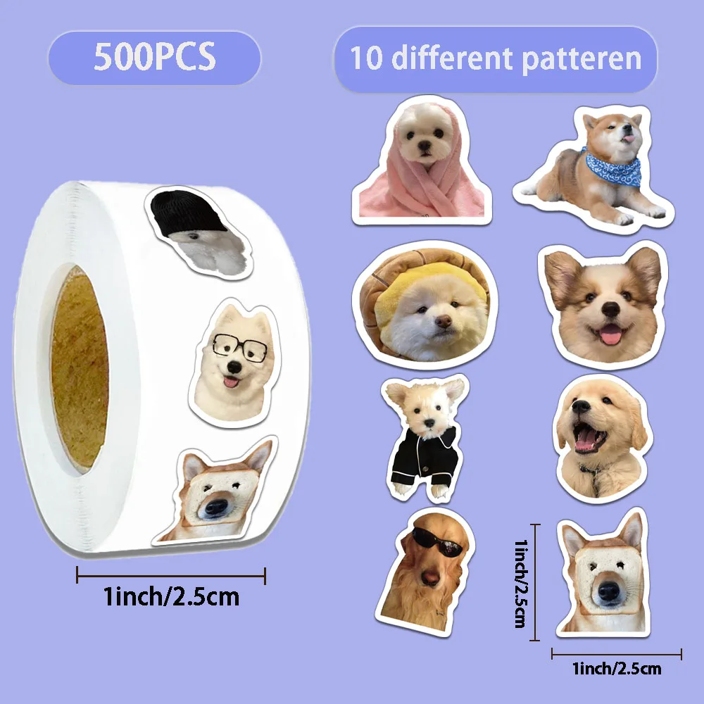 500PCS Creative Dog…