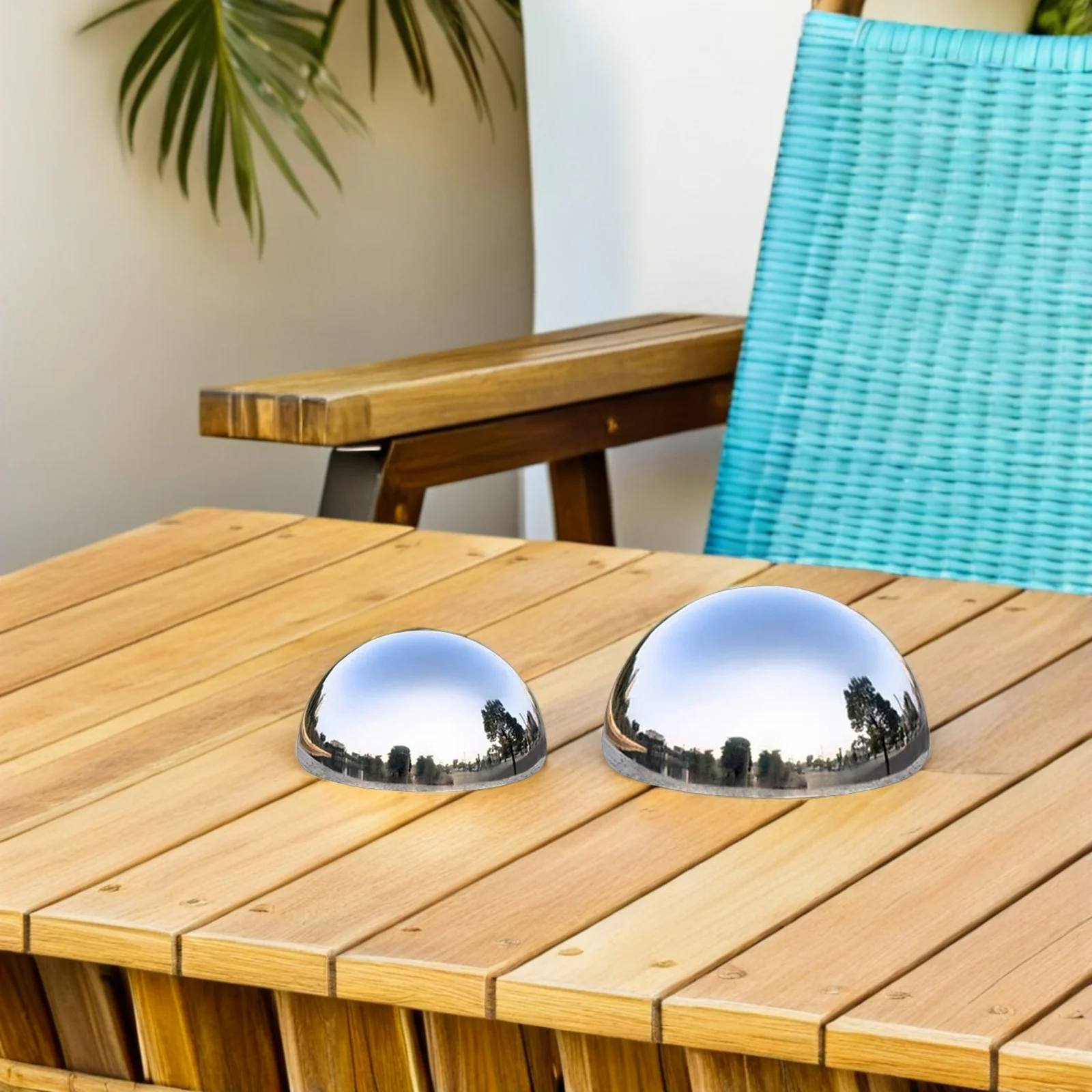 

7Pcs Garden Reflective Spheres Stainless Steel Mirror Finish Balls for Yard Garden Ambiance Weather Resistant Decorative Outdoor