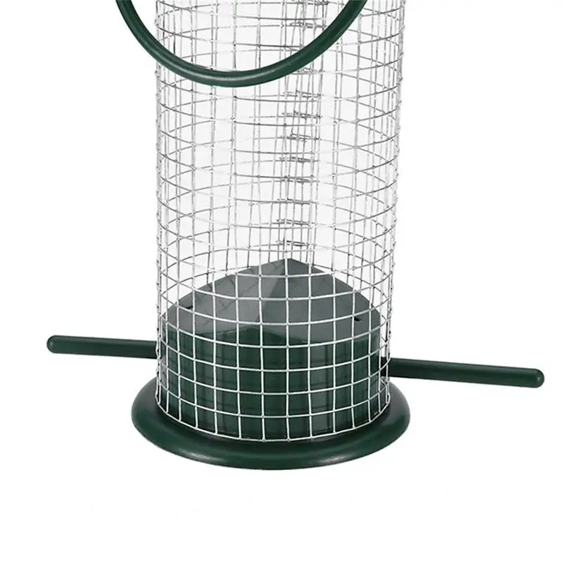 Bird Feeder Standing Dumplings Grease Ball Rack Holder Outdoor Food Dispenser for Tit Small Wild Birds Windproof Rainproof