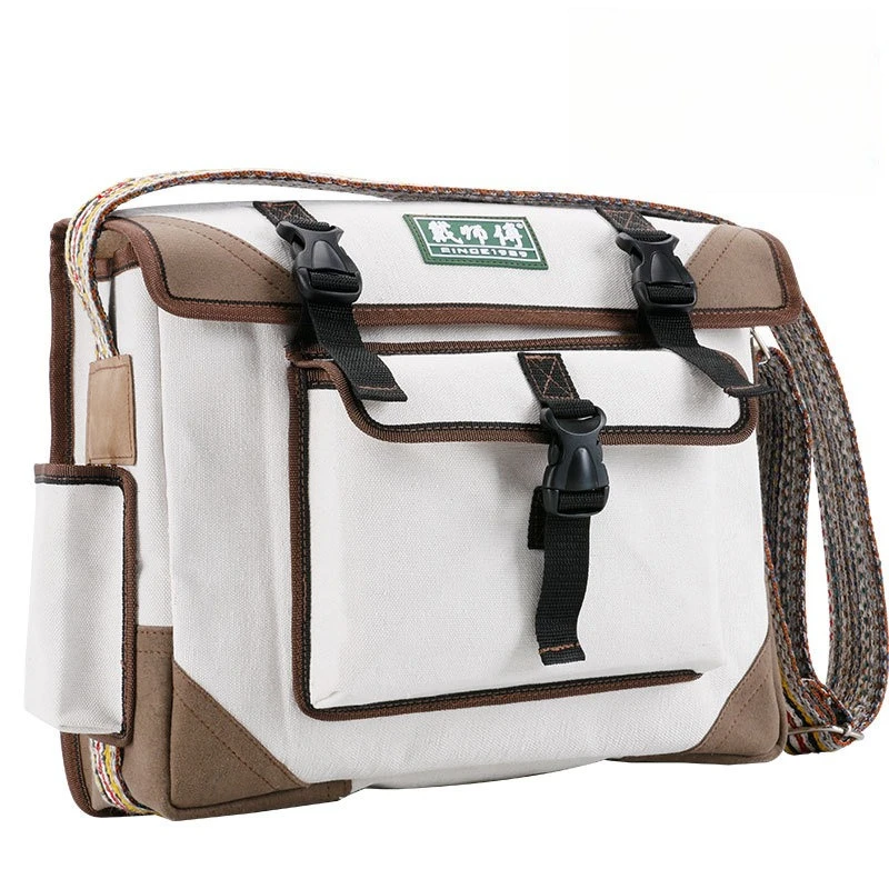 

Thickened Electrician's Bag Toolkit Multifunctional Canvas Large Maintenance Wear-resistant Tool Bag