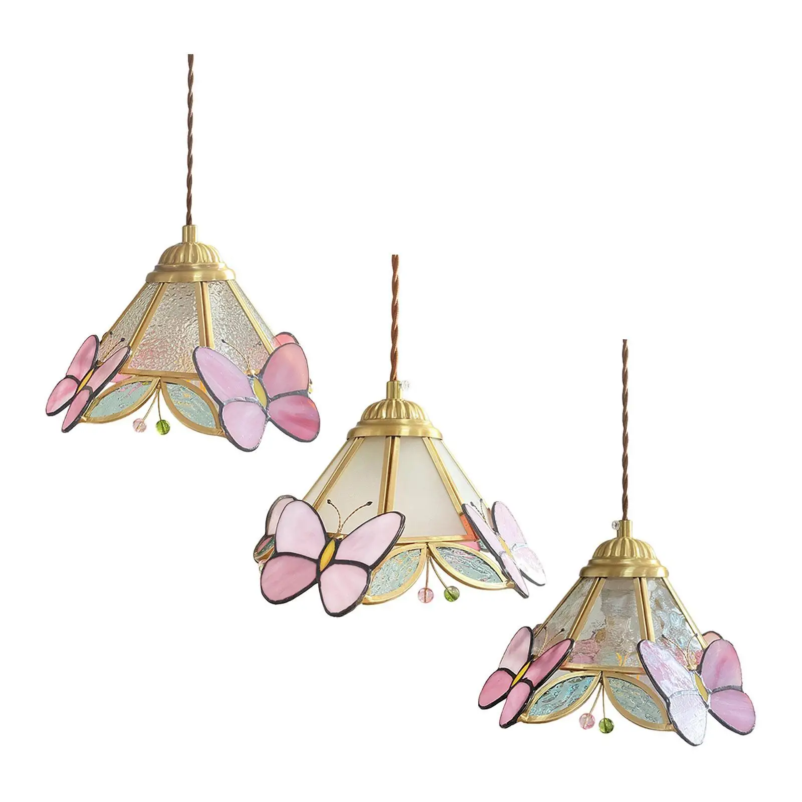 

Pendant Lamp Ceiling Lamp Aesthetic Sturdy Creative Stained Glass Lamp Retro for Indoor Entryway Living Room Ceiling Ornament