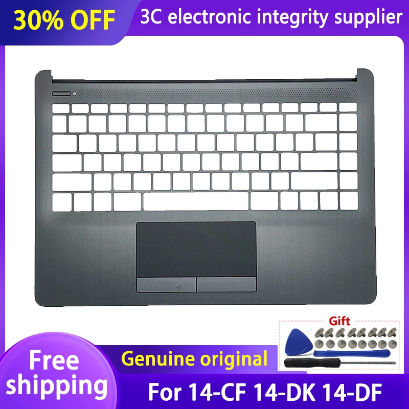 

New For HP 14-CF 14-DF 14-DK 14-DP 14S-CR 14S-CF 240 245 G8 340 G5 TPN-I130 TPN-I135 Laptop Palmrest Upper Cover Top Case Black