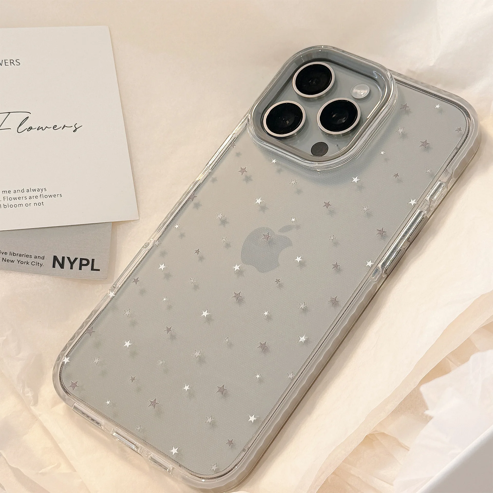 حافظة هاتف Star Clear لهاتف iPhone 16 15 14 13 12 11 Pro Max، غطاء مقاوم للصدمات من مادة TPU بطبقة مزدوجة مع تصميم حافة ملونة #2