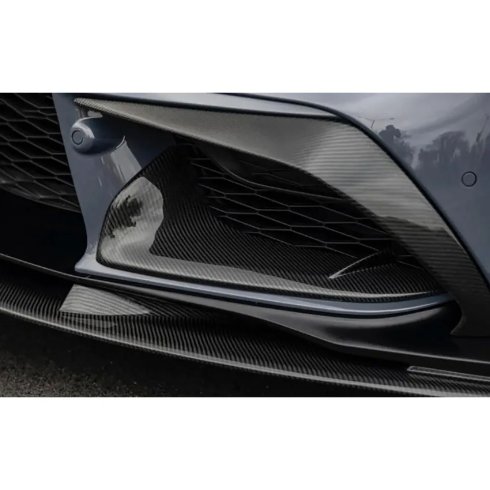 

JCHEY Dry Carbon Fiber Car Front Splitters Front Bumper Lower Garnish Cover FRP for Toyota SUPRA A90 A91 MK5 J29 2020-2025