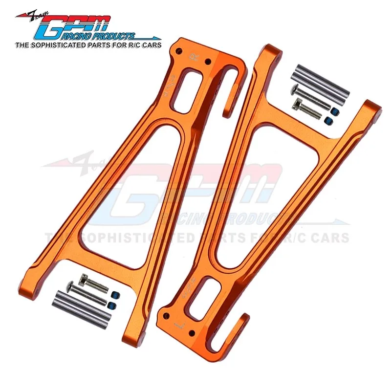 Brazo de suspensión inferior trasero de aluminio GPM 8633+8634 para Traxxas E-Revo 2.0 86086-4