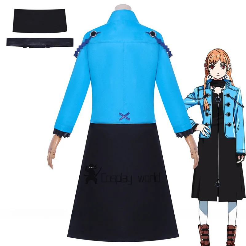 أنيمي عذراء الشرير Ubu Shinsui تأثيري حلي معطف القوس أغطية الرأس الجوارب الدعائم مجموعة كاملة الزي موحدة للنساء الفتيات الرجال كرنفال #4