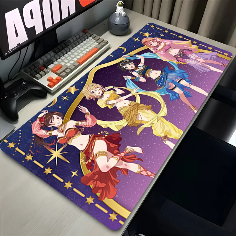 Kawaii Rent A Girlfriend Mousepad Large Non-slip Lockedge Desktop Computer Desk Mat Keyboard Mouse Pad Office Gamer Student Gift