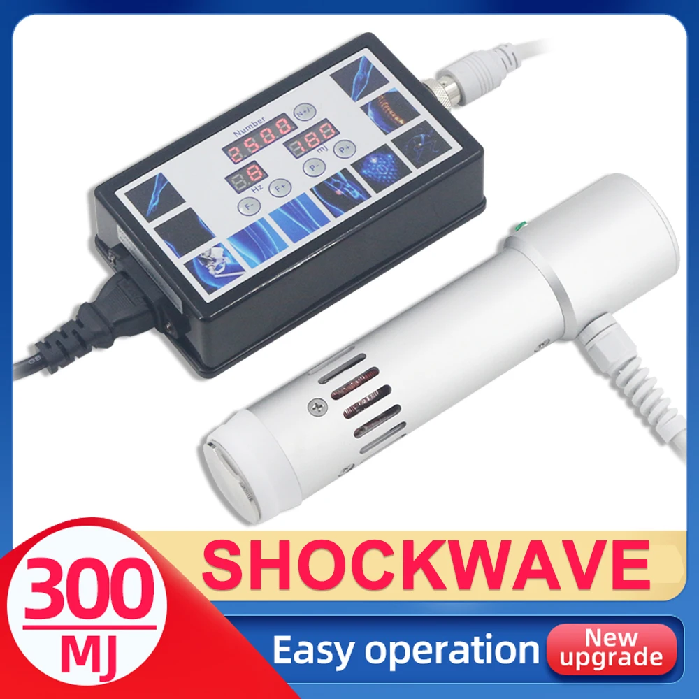 

300mj Shockwave Therapy Machine Energy Adjustable ED Shock Wave Treatment Equipment Body Relax Health Care Tennis Elbow