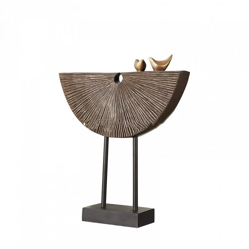 xx-Zen Abstract Resin Sculpture Art Ornaments Home Livingroom Cabinet Accessories Study Bookshelf Figurines Decoration Items