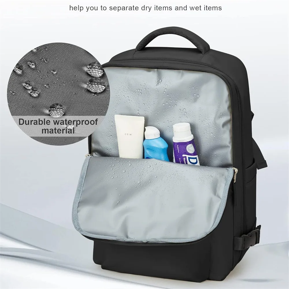 

Lightweight Hiking Backpack - Durable Nylon School Bag with Multiple Pockets, Perfect for Work/Study/Short Trips