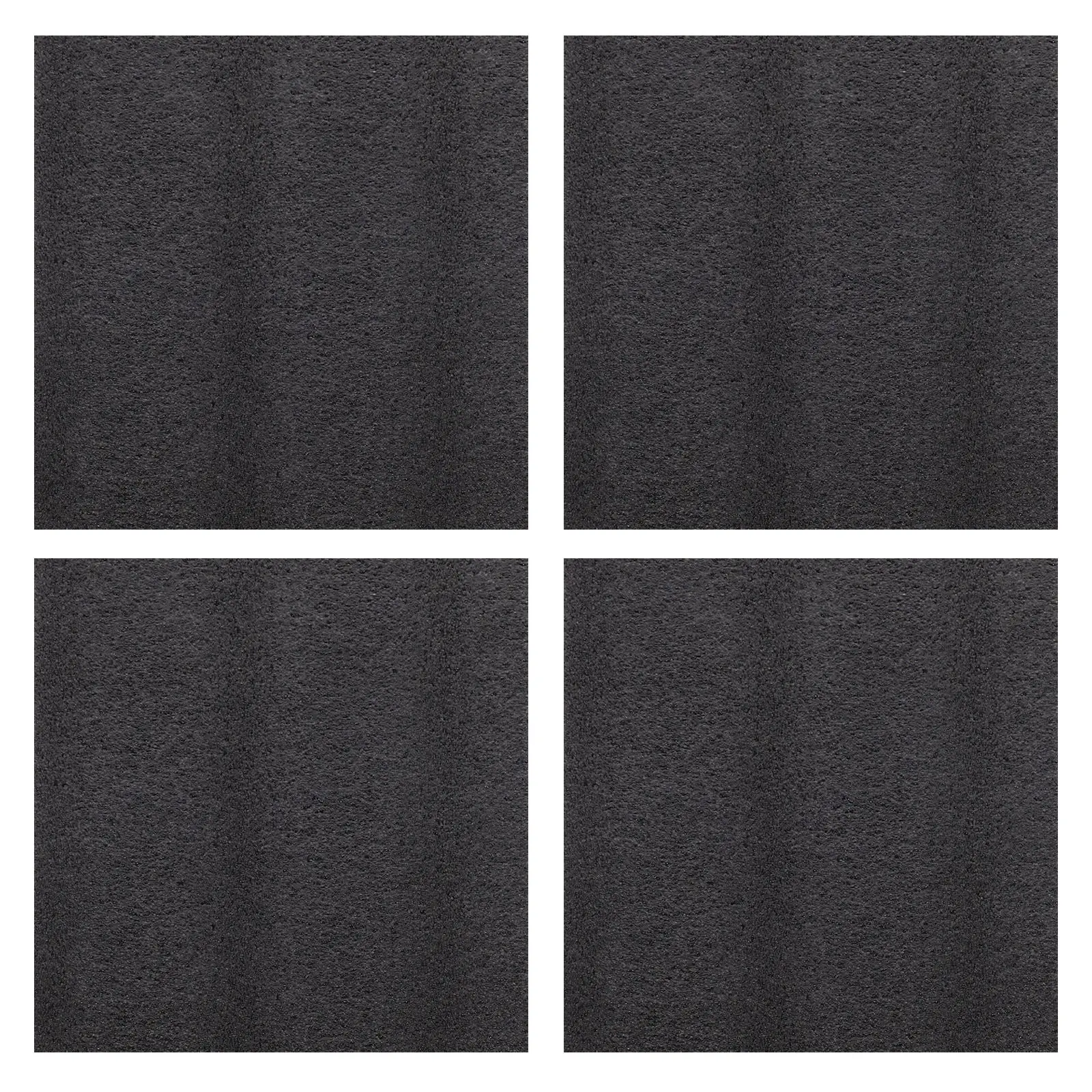 

4Pcs High Density Black Polyethylene Foam Sheets 11.8x11.8x0.4 Inch Cuttable Packing Foam for Toolboxes Artwork China